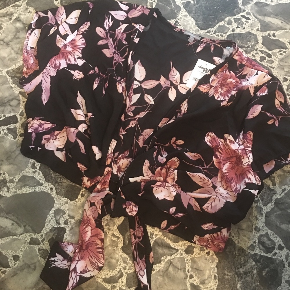 Floral crop top